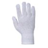 Rękawice nakrapiane PVC Portwest A111 Fortis Polka poliestrowe bawełniane mocne nakropione rękawiczki robocze niebiesko białe strona wierzchnia