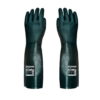 Rękawice Chemoodporne Portwest A845 Podwójne PVC 45 cm chemiczne antychemiczne rękawiczki długie ług sodowy zielone