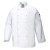 Bluza szefa kuchni Portwest Suffolk C833 Biała Kingsmill bluza szefa kuchni bluza dla kucharza bluza kucharska biała gastronomia odzież gastronomiczna