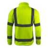 Bluza polarowa ostrzegawcza Lahti PRO L40109 Żółta odblaskowa wysokiej widoczności polar zapinany pasy odblaskowe z tyłu
