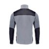 Bluza polarowa ze wzmocnieniami Lahti PRO L40105 Szara robocza ochronna polar widok z tyłu
