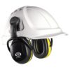 Nauszniki na Hełm ED 2C Ear Defender SNR 29 dB ochronniki słuchu wygłuszające wyciszające na kask do hełmu żółto czarne cerva sklep bhp środki ochrony indywidualnej na hełmie