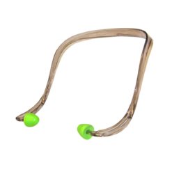 Zatyczki ED Ear Defender Artiflex na kabłąku SRC 23 dB na kabłąku plastikowym zielone końcówki pałąk opaska