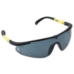 Okulary Ochronne iSpector Vernon F1 przyciemniane ramka czarna z żółtym paskiem