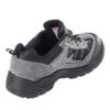 buty robocze Lahti PRO L30405 do kostki niskie obuwie ochronne bhp do pracy półbuty z noskiem podnoskiem stalowym z blachą antyprzebiciowe antypoślizgowe zamszowe skórzane szare czarne lahti tył