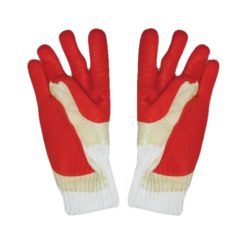 Rękawice robocze Redwing Nasączone i Powlekane Lateksem czerwone odporne wytrzymałe en388 obie część chwytna