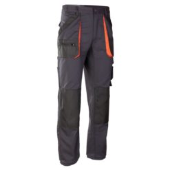 Spodnie robocze do pasa Brixton Practical do pasa w pas odzież ochronna robocza do pracy mocne ciuchy robocze z kieszeniami na nakolanniki kontrastowe sklep bhp bok grafitowe szare czarne pomarańczowe