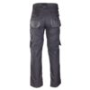 Spodnie robocze do pasa Brixton Practical do pasa w pas odzież ochronna robocza do pracy mocne ciuchy robocze z kieszeniami na nakolanniki kontrastowe sklep bhp tył stalowe szare