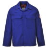 Bluza trudnopalna Bizweld Portwest BIZ2 trudnopalna spawalnicza bluza ochronna bhp do spawania ubranie spawacza przeciwodpryskowe niepalne niebieskie