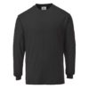 T-Shirt trudnopalny z długimi rękawami Portwest FR11 Antystatyczny spawalnicza koszulka długi rękaw trudnopalna antystatyczna antyelektrostatyczna mocna longsleeve do spawania ognioodporna czarna