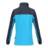 Bluza polarowa damska Lahti PRO L40103 polar ciepły bluzka polarowa damska dla kobiety roboczy polar ocieplany wiatroszczelny bhp ochronny bluza ciepła szaro turkusowa przód tył
