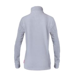 Bluza polarowa damska Lahti PRO L40106 polar ciepły bluzka polarowa damska dla kobiety roboczy polar ocieplany wiatroszczelny bhp ochronny bluza ciepła szaro różowa tył