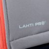 Kurtka Softshell Lahti PRO L40904 Damska ochronna robocza przeciwdeszczowa wodoodporna mocna softshellowa cienka z kapturem mikropolar robocza do pracy korporacyjna wytrzymała szara pomarańczowa dla kobiet korporacyjna firmowa napis