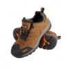 Półbuty Robocze Lahti PRO L30415 O2 obuwie zawodowe buty ochronne półbuty do pracy trekkingowe bez blachy brązowe khaki bezpieczne mocne wytrzymałe antypoślizgowe brązowe gumowa podeszwa