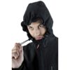 Kurtka Softshell Emerton Czarna wiatrówka wiatroszczelna ocieplona ciepła jesienno zimowa z kapturem wodoodporna przeciwdeszczowa z kapturem softshellowa cienka z kieszeniami do pracy ochronna bhp kaptur