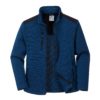 Bluza Portwest T830 Venture KX3 bluza ochronna do pracy wzmacniana zasuwana na suwak korporacyjna firmowa ciepła z suwakami ciuchy robocze ze wzmocnieniami poliestrowa bhp odzież robocza ubranie robocze niebieska rozpieta