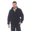 Bluza polarowa Portwest F205 Aran ciepła ocieplana bluza ochronna do pracy robocza korporacyjna na suwak polarek czarny
