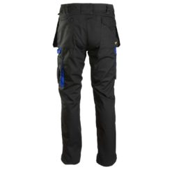 Spodnie monterskie do pasa Seven Kings Topaz do pasa w pas mocne wytrzymałe ochronne do pracy bhp sklep system internetowy czarne grafitowe z kieszeniami dla pracowników ładne dopasowane worki kieszeniowe grafitowe czarne granatowe niebieskie tył