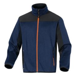 Bluza robocza delta plus beaver bluza ciepła na suwak 4 kieszenie softshell do pracy robocza ochronna ciuchy robocze odzież robocza mocna granatowa czarna pomarańczowa