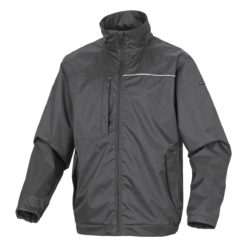 Wiatrówka przeciwdeszczowa DELTA PLUS Lite wiatrówka przeciwdeszczowa na deszcz wodoodporna na wiatr mocna DELTA PLUS ochronna robocza szara pomarańczowa grafitowa stalowa