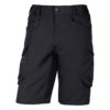Spodnie krótkie DELTA PLUS M5BE2 bermudy spoidnie przed kolana robocze do pracy ochronne ciuchy robocze odzież ochronna delta panoply czarne przód