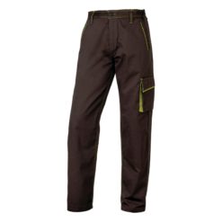 Spodnie robocze DELTA PLUS M6PAN do pasa w pas mocne odzież robocza ochronna bhp do pracy ciuchy robocze szlufki na pasek brązowe zielone