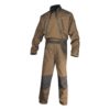 Kombinezon roboczy delta plus mccdz do pracy ochronny ciuchy robocze bhp na dwa suwaki ubranie robocze panoply delta brązowy szary piaskowy khaki beżowy