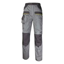 Spodnie robocze DELTA PLUS Mcpan spodnie do pasa w pas robocze ochronne ciuchy odzież bhp do pracy mocne szare czarne grafitowe