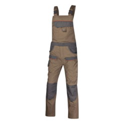 ogrodniczki robocze delta plus mcsal szwedy z szelkami na szelki spodnie robocze ochronne bhp do pracy wzmacniane szwedzkie ciuchy robocze beżowe brązowe khaki piaskowe