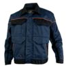 Bluza robocza DELTA PLUS MCVES bluza do pracy ochronna odzież robocza ciuchy robocze bhp zapinana na napy regulowana z kołnierzem granatowa czarna pomarańczowa