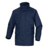 Lekka kurtka robocza DELTA PLUS SLIGO przeciwdeszczowa wodoodporna lekka wiatrówka długa z odblaskiem robocza ochronna bhp granatowa niebieska