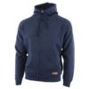 Bluza z kapturem Lahti PRO L40112 Granatowa na Suwak ciepła z kapturem na zamek błyskawiczny suwakowa zapinana mocna szara troczki kaptur regulowany ściągacze sklep bhp