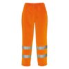Spodnie ostrzegawcze Portwest E041 Poliester-Bawełna odblaskowe robocze ochronne do pracy odzież robocza sklep bhp drogowe do pasa ciuchy robocze pomarańczowe