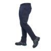 Spodnie Bojówki Portwest S231 Slim Stretch spodnie do pasa robocze ochronne z kieszeniami cargo granatowe slimowane zwężana nogawka dopasowane odzież robocza sklep bhp bok