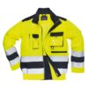 Bluza Ostrzegawcza PORTWEST TX50 Lille bluza wysokiej widoczności do pracy dla drogowców ochronna robocza odzież bhp sklep z pasami odblaskowymi ciuchy żółta granatowa