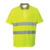 Koszulka Ostrzegawcza Portwest S171 Cotton Comfort 2 kolory bawełniana oddychająca z kołnierzykiem na guziki koszulka podkoszulek drogowy odblaskowy dwukolorowy do pracy odzież robocza ochronna wysokiej widoczności sklep bhp żółta