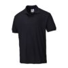 Koszulka Polo PORTWEST B210 Czarna podkoszulek koszulka z kołnierzykiem korporacyjna robocza ochronna odzież robocza na guziki sklep bhp czarna
