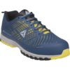 Półbuty ochronne DELTA SPORT S1P SRC 2 kolory adidasy sportowe obuwie robocze buty do pracy bezpieczne z noskiem podnoskiem antyprzebiciowe kompozytowe bez metalu amagnetyczne delta s1p antypoślizgowe sklep bhp niebieskie żółte