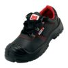 Półbuty Ochronne GALMAG 561 N S1 SRC obuwie buty robocze do pracy bezpieczne z noskiem z blachą brukarskie skórzane bhp tanie nadlane czarno czerwone sklep bhp