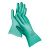 Rękawice Chemiczne CERVA GREBE Nitrylowe chemoodporne gospodarcze dla sprzątaczki laboratoryjne grube welurowe zielone sklep bhp rękawiczki ochronne