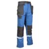 Spodnie Robocze Seven Kings SAPHIR do pasa w pas odzież robocza ochronna bhp do pracy ciuchy robocze sklep bhp z odblaskami niebieskie czarne grafitowe bok