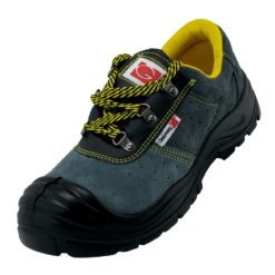 buty robocze GALMAG 563 S1 SRC z podnoskiem blachą bezpieczne ochronne do pracy bhp skórzane skórkowe antypoślizgowe adidasy sklep bhp szare czarne żółte