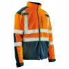 Bluza Polarowa Ostrzegawcza BRIXTON FLASH bluza z polarem polarowa ciepła do pracy odblaskowa drogowa mocna iso 20471 klasa 2 bhp sklep pomarańczowa granatowa