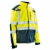 Bluza Polarowa Ostrzegawcza BRIXTON FLASH bluza z polarem polarowa ciepła do pracy odblaskowa drogowa mocna iso 20471 klasa 2 bhp sklep żółta granatowa