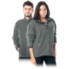 Bluza Robocza POLAR-HONEY 9 kolorów do pracy uniwersalna ciepły polarek ochronny z kieszeniami na suwak ze ściągaczem ciuchy robocze sklep bhp szary