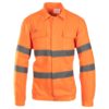 Bluza ostrzegawcza BRIXTON FLASH pomarańczowa do pracy ochronna robocza odblaskowa z odblaskami dla drogowców wysokiej widoczności pomarańczowa sklep bhp przód