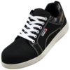 Buty robocze GALMAG 502 S3 SRC do pracy ochronne obuwie bezpieczne bhp sklep czarno białe z podnoskiem z blachą bez metalu nosek antyprzebiciowe trampki adidasy tanie kompozytowe czarne białe z boku