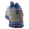 Buty robocze MAX-POPULAR FUSION S1 szar/nieb do pracy ochronne z noskiem podnoskiem bhp z blachą szare niebieskie adidasy sznurowane antypoślizgowe odblaskowe wygodne tył