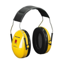 Nauszniki Przeciwhałasowe 3M OPTIME I H510A ochronniki słuchu słuchawki na hałas bhp na pałąku dobre ciche wygodne sklep bhp żółte czarne