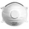 Półmaska PORTWEST P304 FFP3 LIGHT CUP 10 szt. do pracy ochronna maseczka robocza z zaworkiem przeciwpyłowa wygodna na gumkę jednorazowa biała